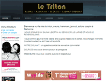 Tablet Screenshot of le-triton.com